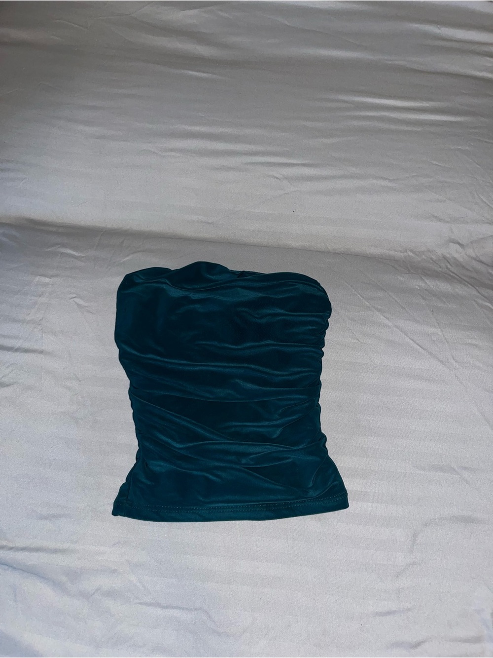 Tilly's Teal Strapless Top